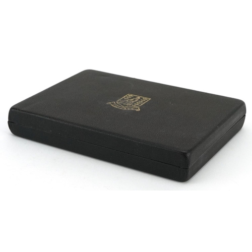 773 - First Coinage of The British Virgin Islands proof set with fitted case minted at Franklin Mint