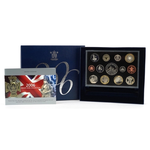 771 - United Kingdom 2006 proof coin collection with fitted box