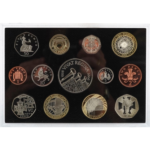 771 - United Kingdom 2006 proof coin collection with fitted box
