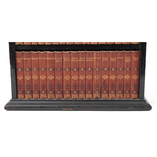 793 - The complete set Handy Volume 'Waverley' by Sir Walter Scott, London published Bradbury Agnew & Co m... 