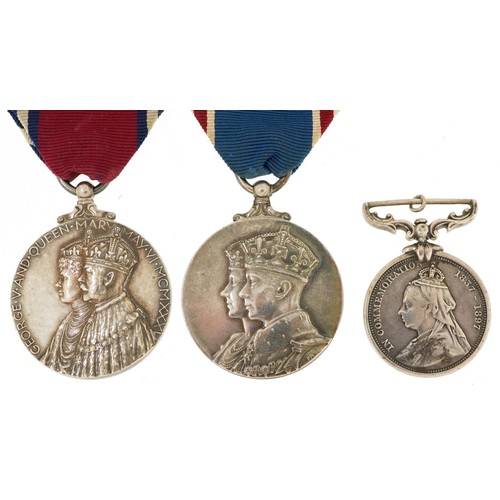 826 - Three silver jubilee medals