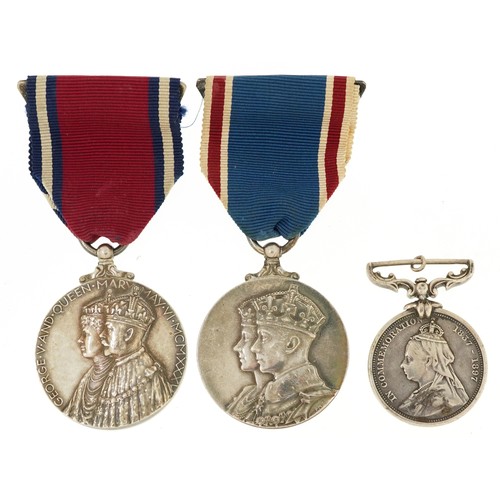 826 - Three silver jubilee medals