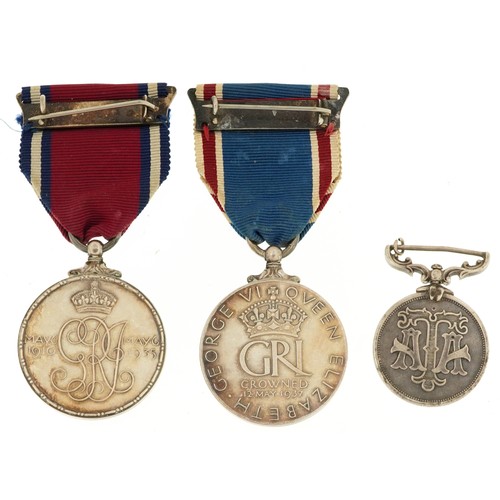 826 - Three silver jubilee medals