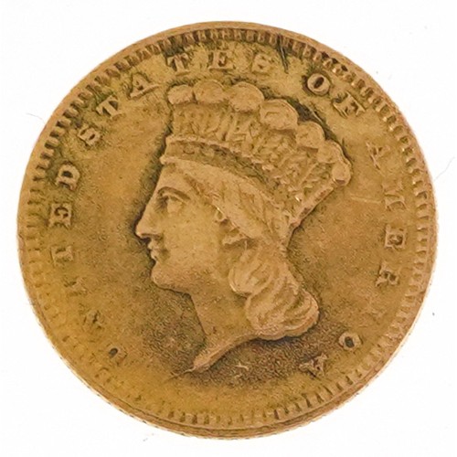 680 - United States of America 1868 gold one dollar