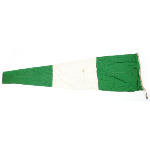 1241 - Three military interest flags, the largest 275cm