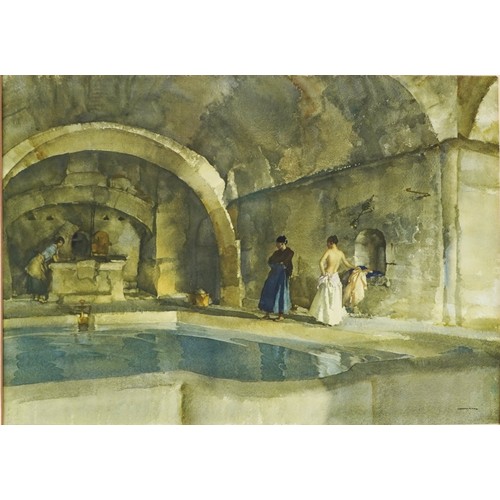 147 - William Russell Flint - Grecian females, two pencil signed prints in colour, each unframed, 72cm x 5... 