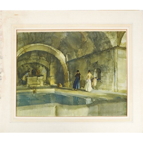 147 - William Russell Flint - Grecian females, two pencil signed prints in colour, each unframed, 72cm x 5... 