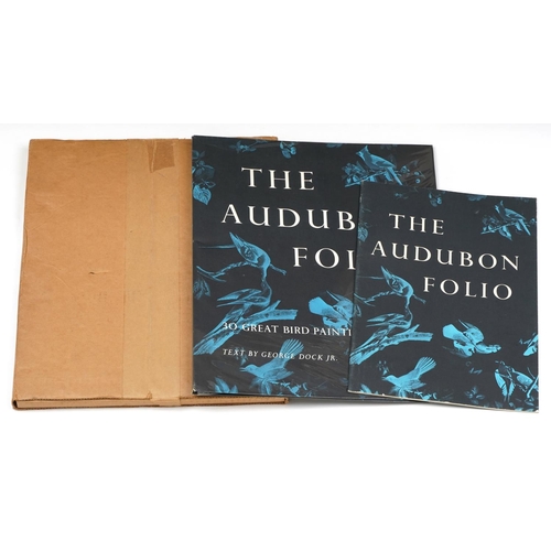 798 - The Audubon Folio, Thirty Great Bird Paintings with Text by George Dock Jr