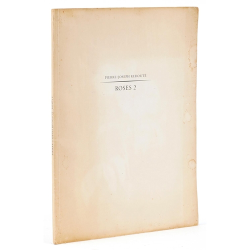 797 - Roses 2, book with botanical prints by Pierre-Joseph Redoute, 40.5cm x 30cm