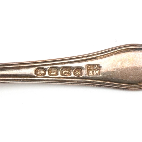 290 - Morris & Michael Emmanuel, pair of George IV silver ladles, London 1828, 18cm in length, 166.2g