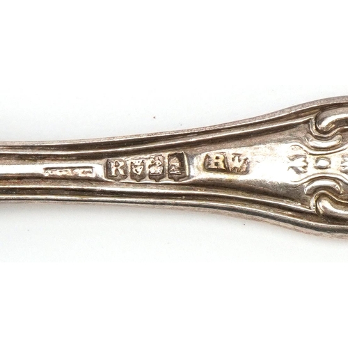 292 - Richard Whitford, set of four George III silver teaspoons, Dublin 1813, 12cm in length, 115.2g