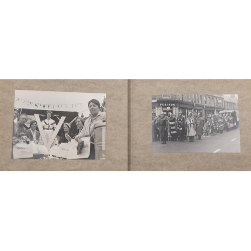 807 - Post war album Carnival Parade possibly Borough of Southall 1951 together with photographic cabinet ... 