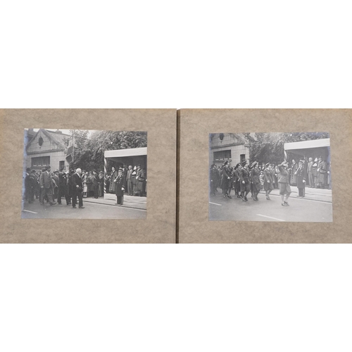 807 - Post war album Carnival Parade possibly Borough of Southall 1951 together with photographic cabinet ... 