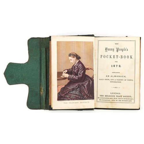 822 - Victorian 1872 Young People's Pocket Book published London The Religious Tract Society