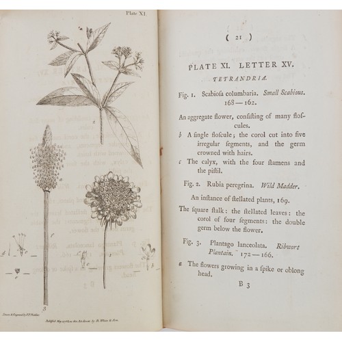 792 - Thirty-eight Plates with Explanations: Intended to Illustrate Linnaeus's System of Vegetables, 18th ... 