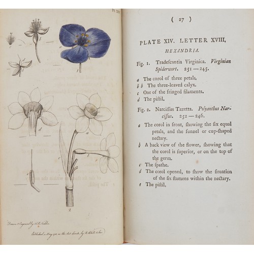 792 - Thirty-eight Plates with Explanations: Intended to Illustrate Linnaeus's System of Vegetables, 18th ... 