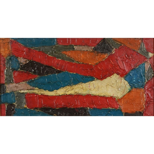 539 - After Serge Poliakoff - Abstract composition, French Impressionist school impasto oil on canvas, fra... 