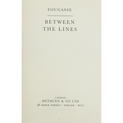 891 - Between the Lines by Forgasse, London Methuen & Co Ltd 1958