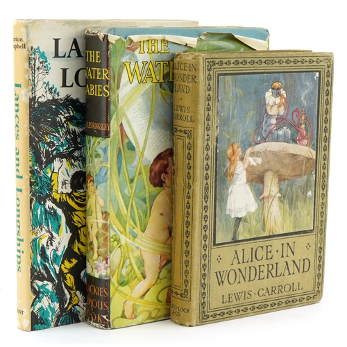 887 - The Water Babies by Charles Kingsley, Alice in Wonderland by Lewis Carroll and Lances and Longships ... 