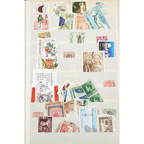 953 - World stamps arranged in seven albums including France, Germany and Hungary