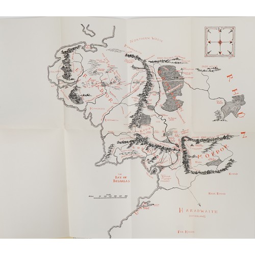 791 - The Fellowship of the ring by J R R Tolkien, hardback book with dust jacket
