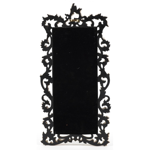 1793 - 19th century style acanthus design gilt pier mirror, 50cm x 24cm