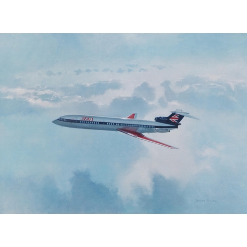 1804 - Edmund Miller Havilland Comet 4C, four pencil signed aviation prints in colour, each unframed, each ... 