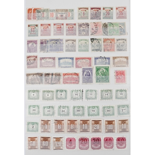 957 - 19th century and later British and commonwealth stamps arranged in a stock book including overprints