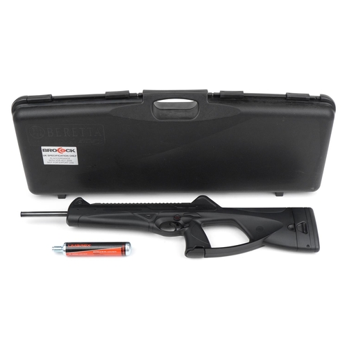 Beretta CX 4 Storm Gas .177 air rifle with case and accessories, 78cm in length