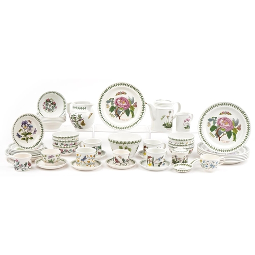 1312 - Portmeirion Botanic Garden and Pomona collectable china and dinnerware including teapot, cups and bo... 