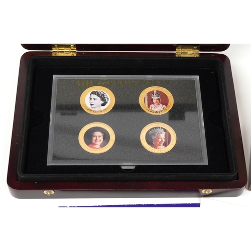 825 - Proof and other British commemorative coinage including Diamond Jubilee photographic four coin set, ... 