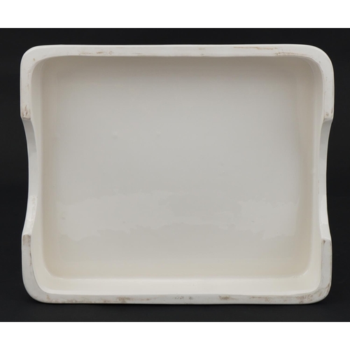 531 - Agricultural interest Pure Butter ceramic stand, 34cm wide