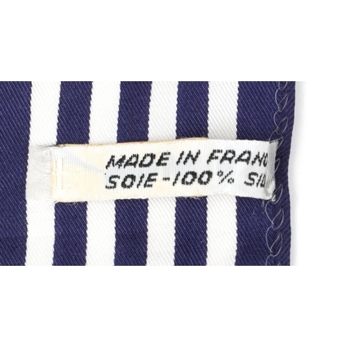 343 - Two Yves Saint Laurent silk scarves including a checked example, the checked example 82.5cm x 85cm