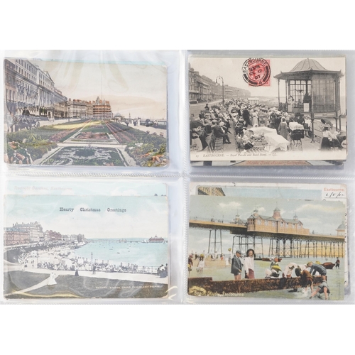 930 - Edwardian and later Eastbourne postcards including Royal Parade and bandstand, Beachy Head, Royal Pa... 