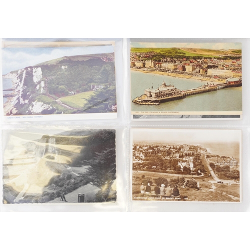 930 - Edwardian and later Eastbourne postcards including Royal Parade and bandstand, Beachy Head, Royal Pa... 