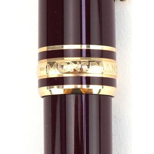 80 - Montblanc Meisterstuck rollerball pen with box and paperwork