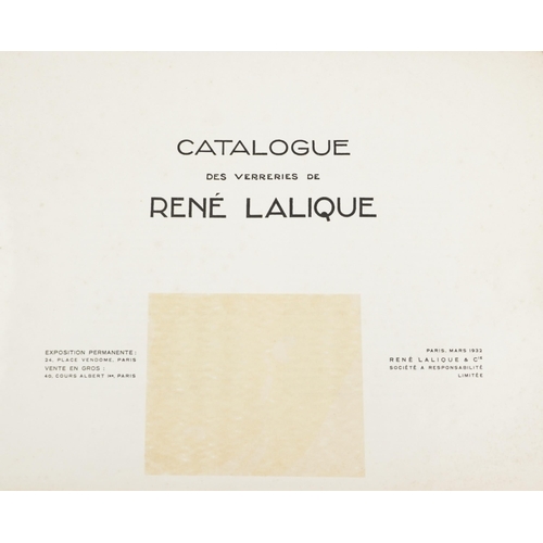 896 - Two Rene Lalique catalogues including The Glass of Rene Lalique Auction