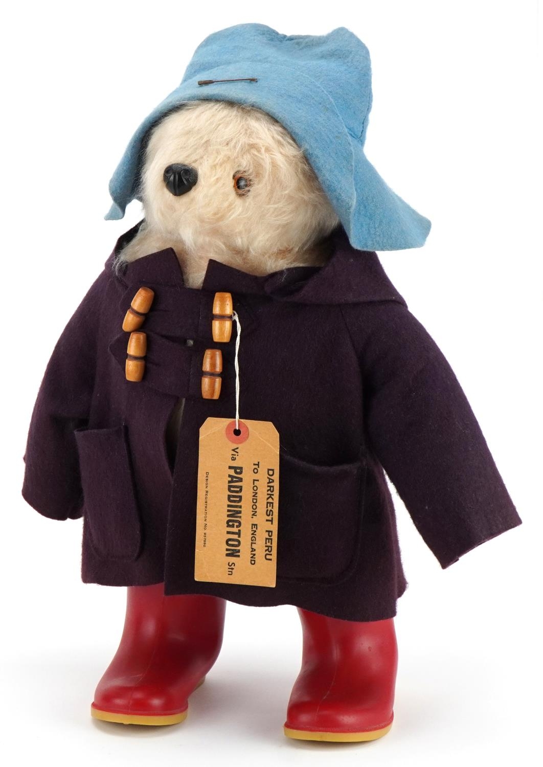 Gabrielle Desaigns パディントンPADDINGTON BEAR Vintage Original 1981 Red Coat Paddington Bear by Gabrielle