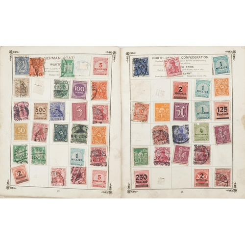 936 - 19th century and later Great Britain and world stamps housed in two stamp albums