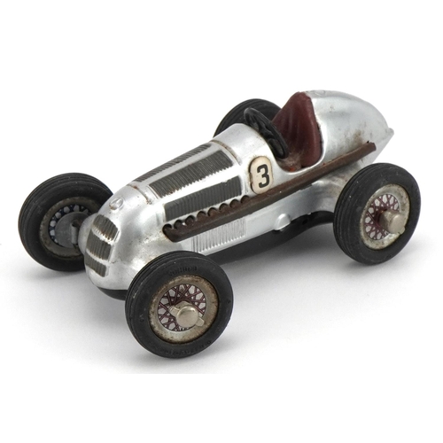 Schuco Studio clockwork tinplate racing vehicle, 13.5cm in length