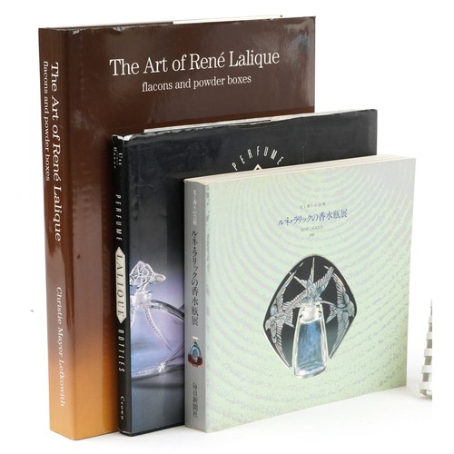 898 - Rene Lalique reference books including Lalique Perfume Bottles, The Art of Rene Lalique Flacons and ... 