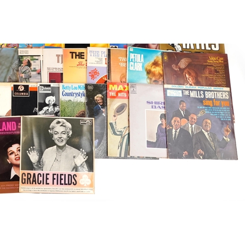 1860 - Predominantly pop vinyl LP records including Bryan Adams, The Beach Boys, Olivia Newton John and The... 