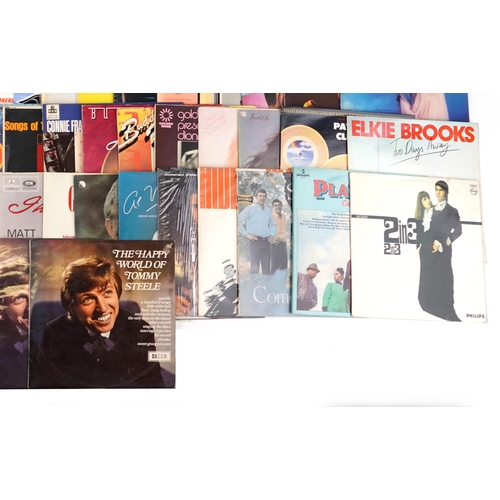 1859 - Vinyl LP records including spoken sound tracks, Tommy Steele, The Platters, The Seekers and Shirley ... 