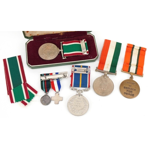 569 - Military interest medals including National Service medal awarded to 5028230S.A.C.MEDLOCK.R.1956-195... 