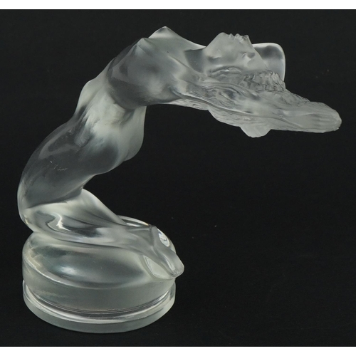 69 - Lalique, French Chrysis car mascot, 16cm in length