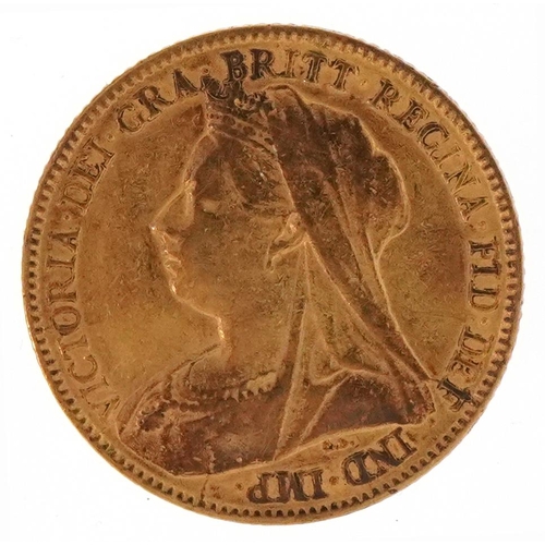 733 - Queen Victoria 1894 gold half sovereign