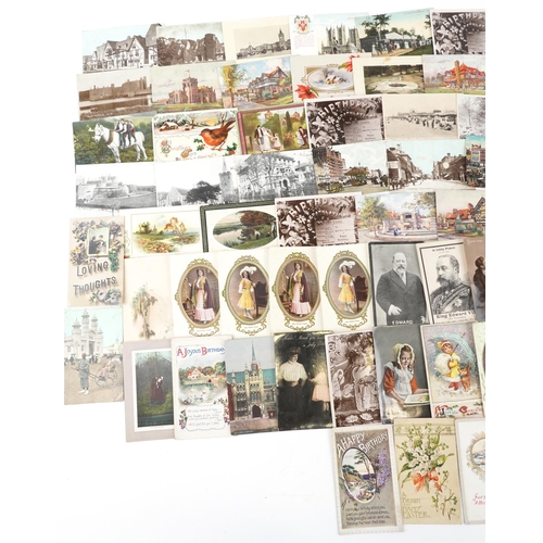 929 - Collection of early 20th century and later topographical postcards