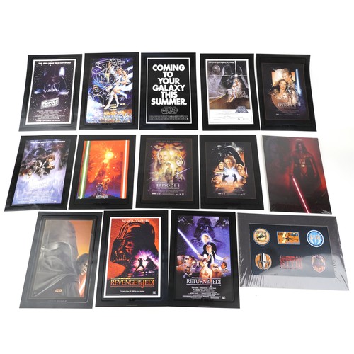 1643 - Star Wars ephemera including classic movie poster collection, Revenge of the Sith morphing lithograp... 