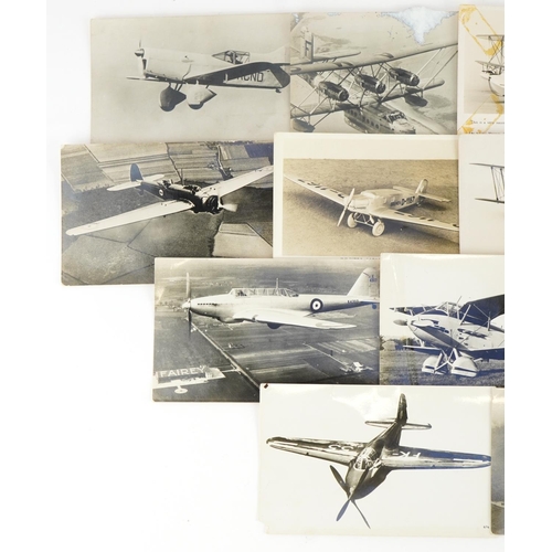 923 - Aviation interest postcards, some real photographic including SE 5A Aircraft and one entitled The Ae... 