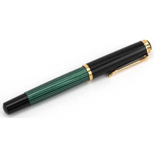 84 - Pelican, German fountain pen with 14ct gold nib and case